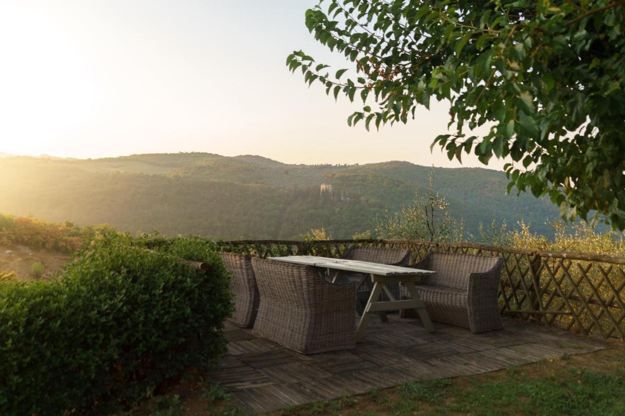 Willa Celle Di Lecchi Nel Chianti San Sano Zewnętrze zdjęcie