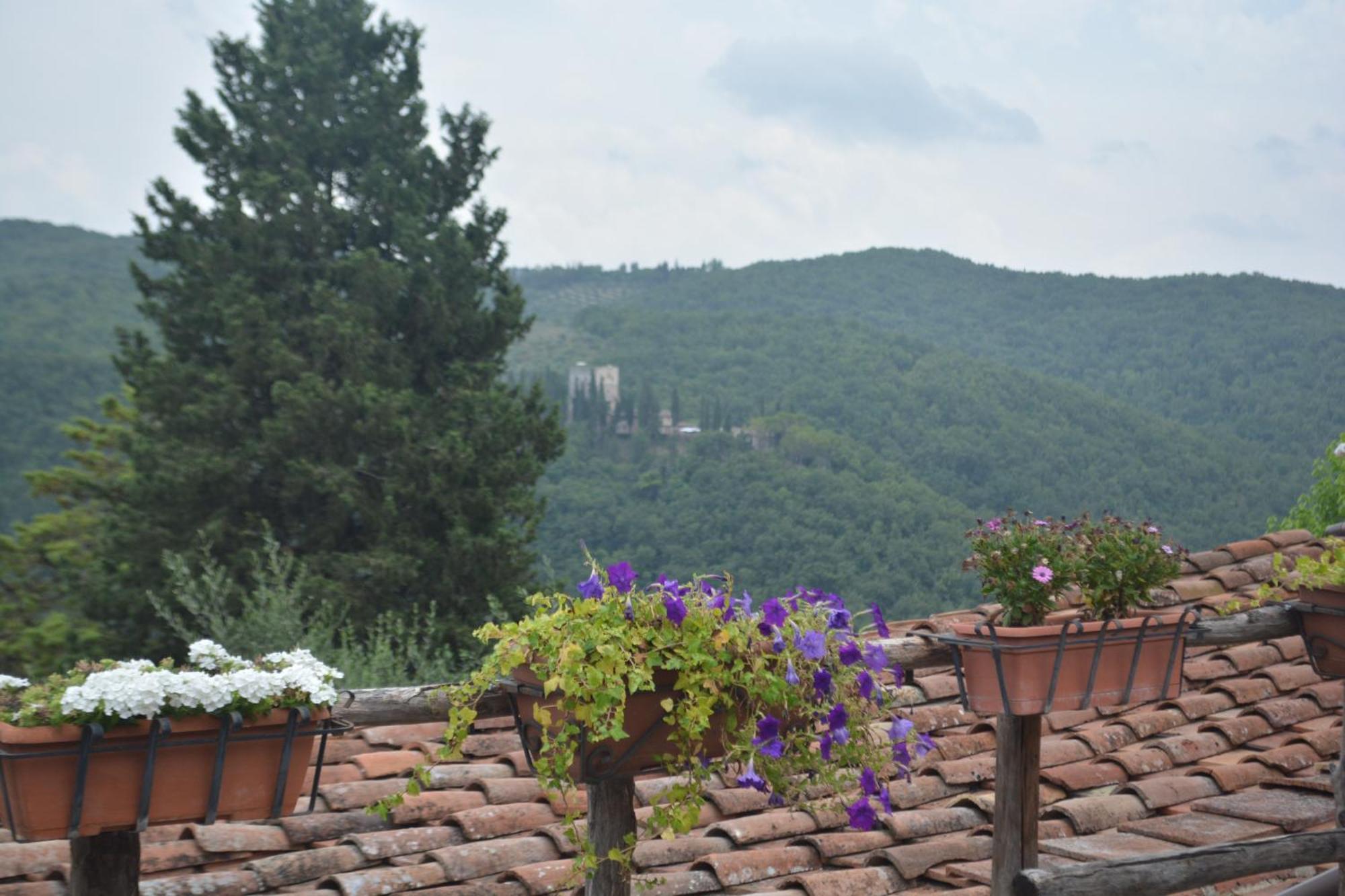 Willa Celle Di Lecchi Nel Chianti San Sano Zewnętrze zdjęcie