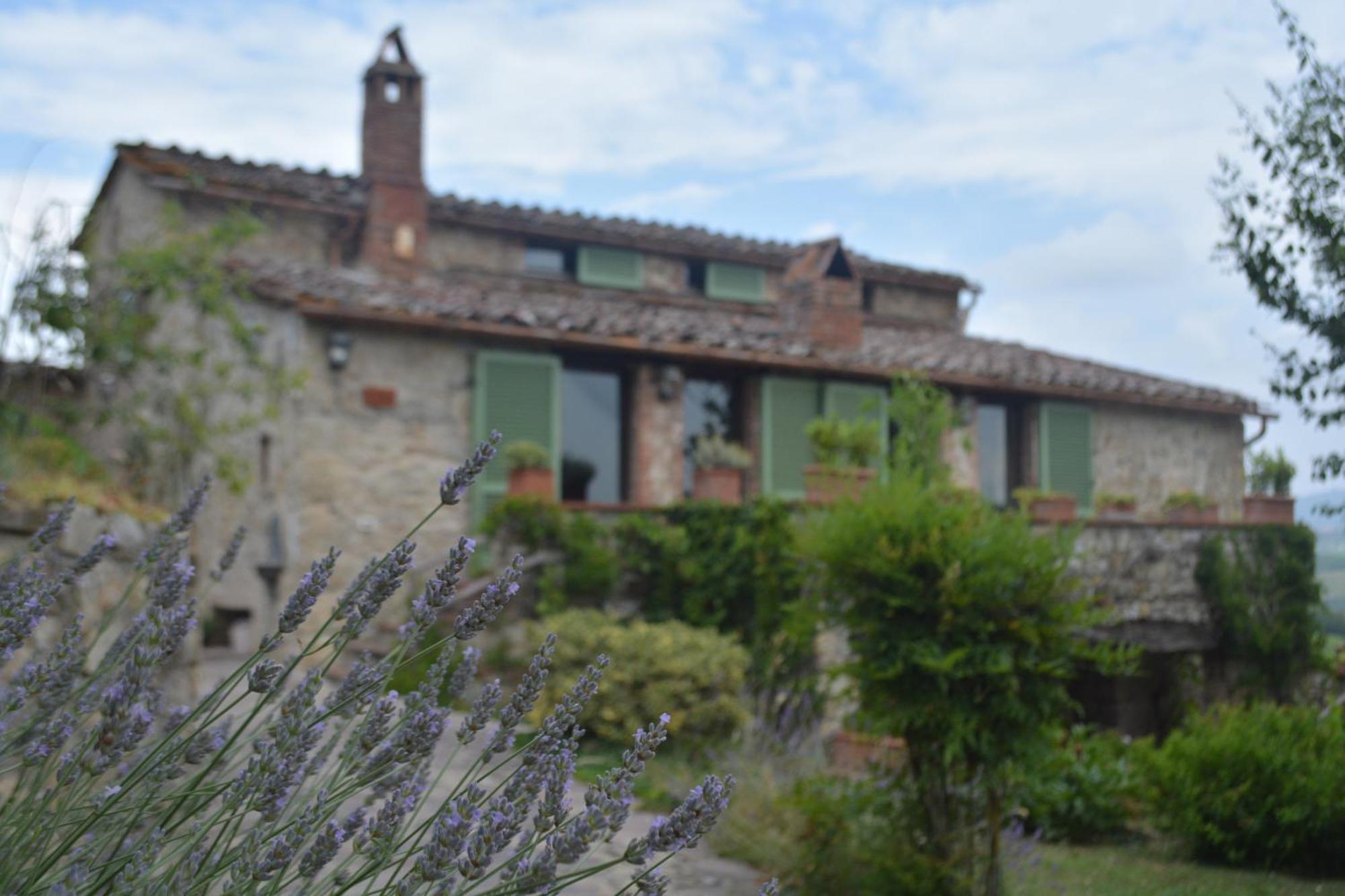 Willa Celle Di Lecchi Nel Chianti San Sano Zewnętrze zdjęcie