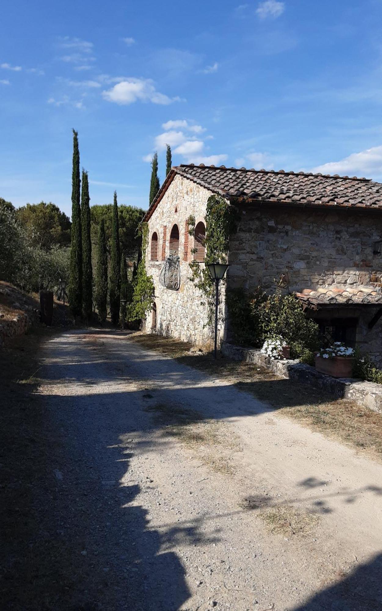 Willa Celle Di Lecchi Nel Chianti San Sano Zewnętrze zdjęcie